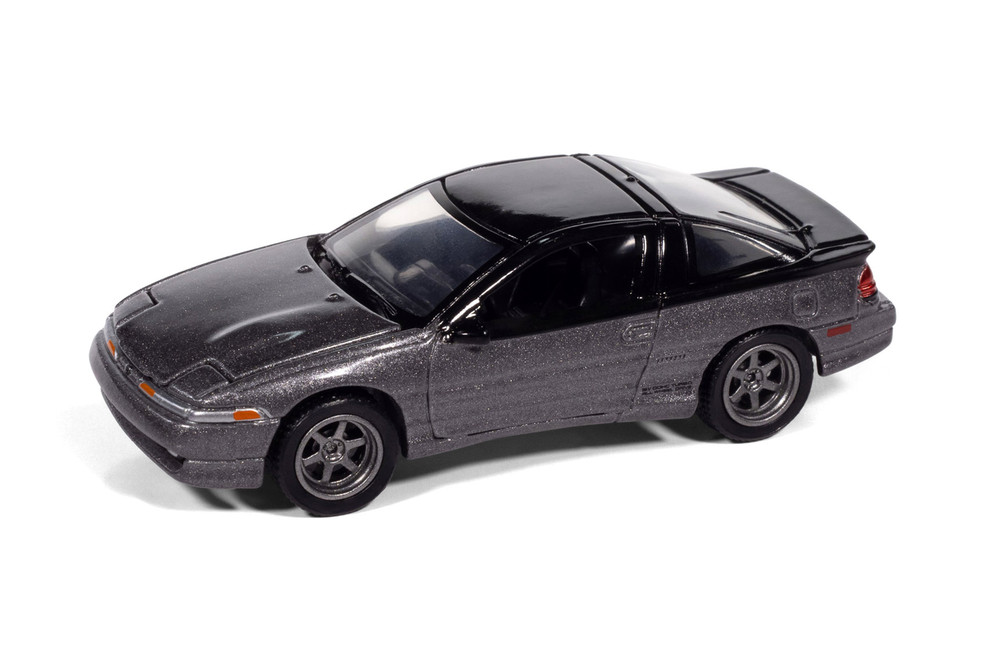 1991 Eagle Talon Tsi, Medium Quartz Gray - Auto World AW64512/48B - 1/64 Scale Diecast Model Toy Car