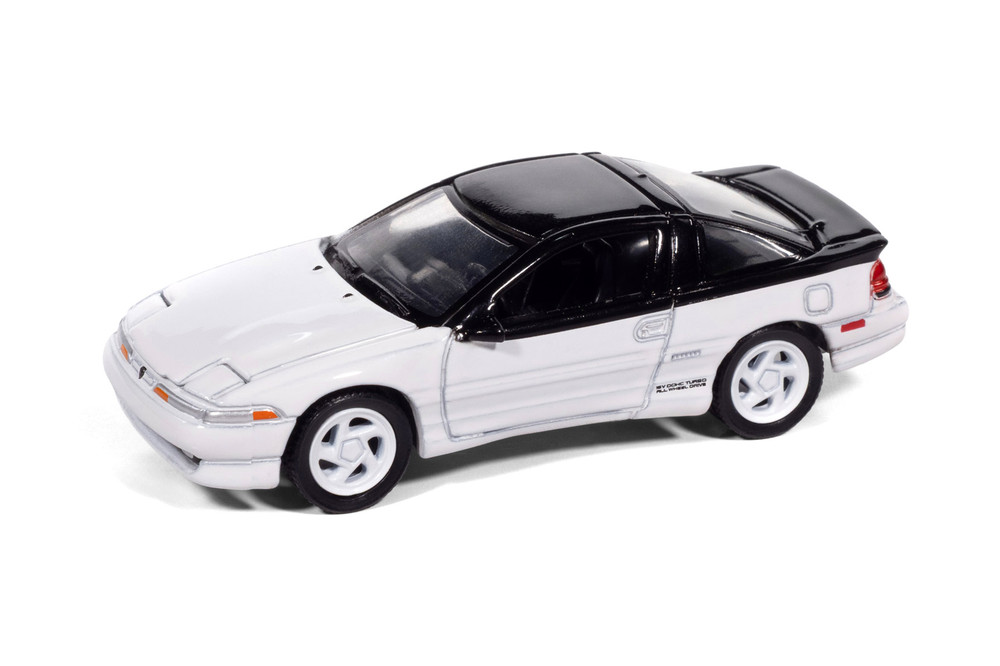 1991 Eagle Talon Tsi, Bright White - Auto World AW64512/48A - 1/64 Scale Diecast Model Toy Car