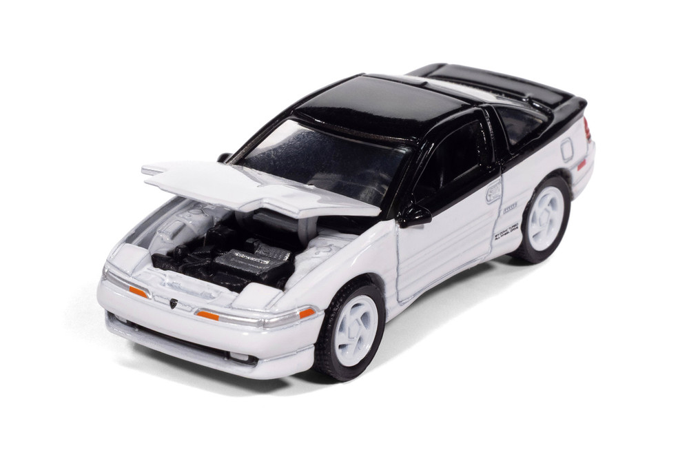 1991 Eagle Talon Tsi, Bright White - Auto World AW64512/48A - 1/64 Scale Diecast Model Toy Car