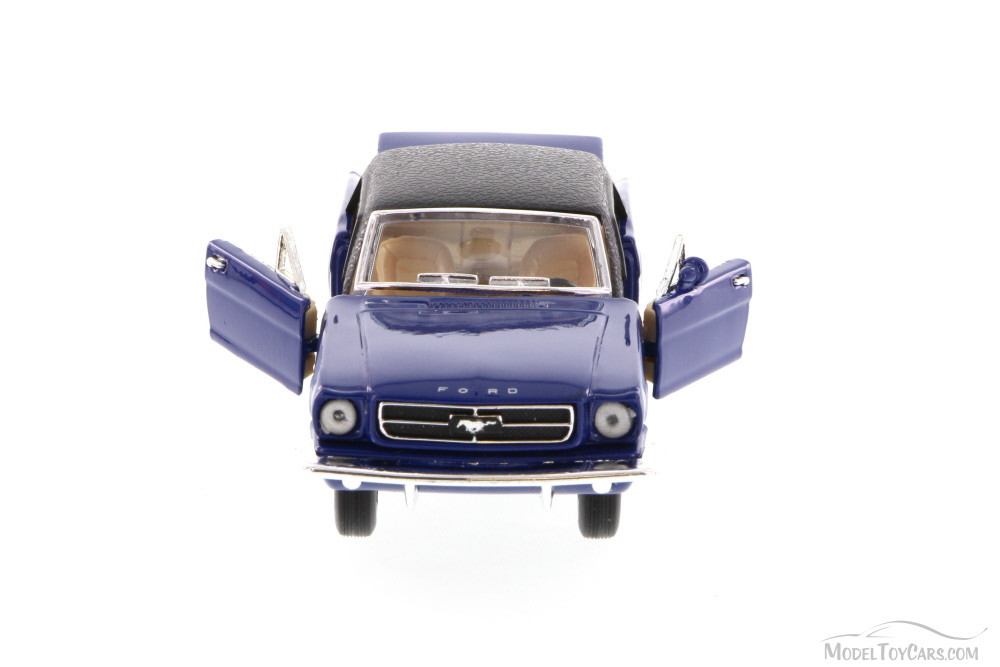 1965 Ford Mustang Soft Top, Blue - Superior 5719 - 1/34 scale diecast model car (1 car, no box)