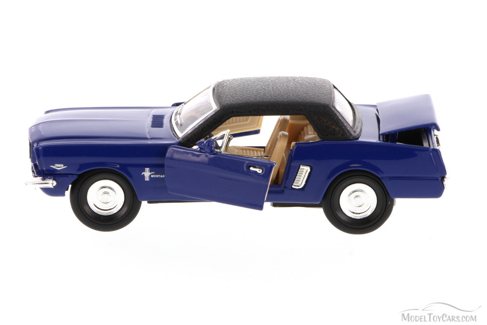 1965 Ford Mustang Soft Top, Blue - Superior 5719 - 1/34 scale diecast model car (1 car, no box)