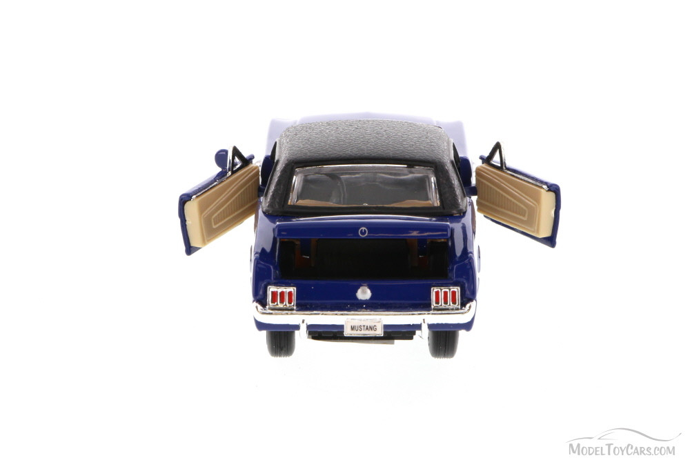 1965 Ford Mustang Soft Top, Blue - Superior 5719 - 1/34 scale diecast model car (1 car, no box)