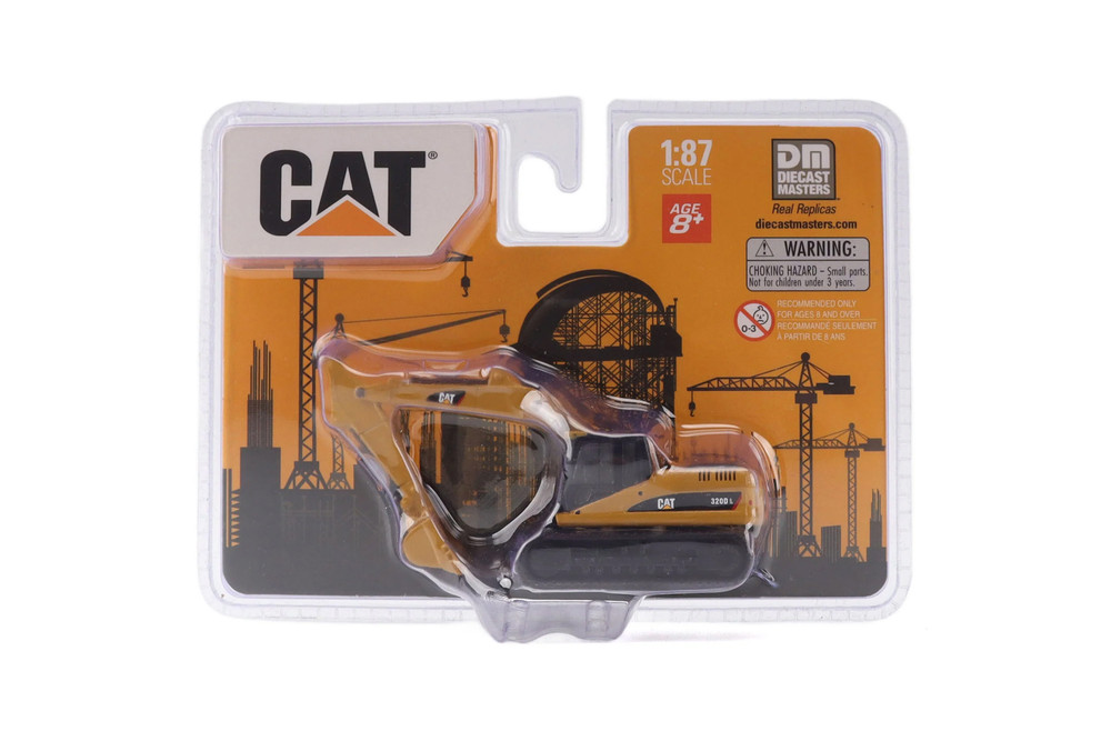 Caterpillar 320D L Hydraulic Excavator, Yellow/Black - Diecast Masters 84663CS - 1/87 Scale Diecast Model Toy Car