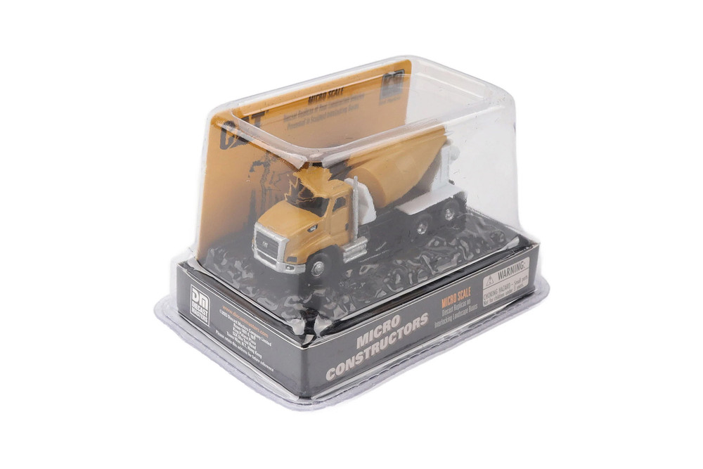 Caterpillar CT660 Concrete Mixer, Yellow - Diecast Masters 84521CS - Micro Scale Diecast Model Toy Car
