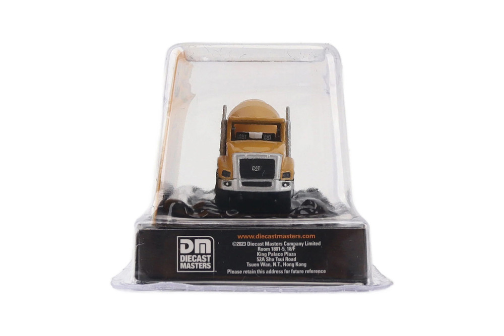 Caterpillar CT660 Concrete Mixer, Yellow - Diecast Masters 84521CS