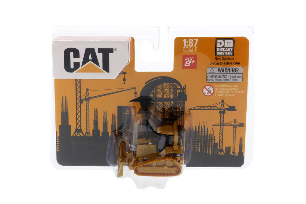 Caterpillar D5M Track-Type Tractor, Yellow/Black - Diecast Masters 84401 - 1/87 Scale Diecast Model Toy Car