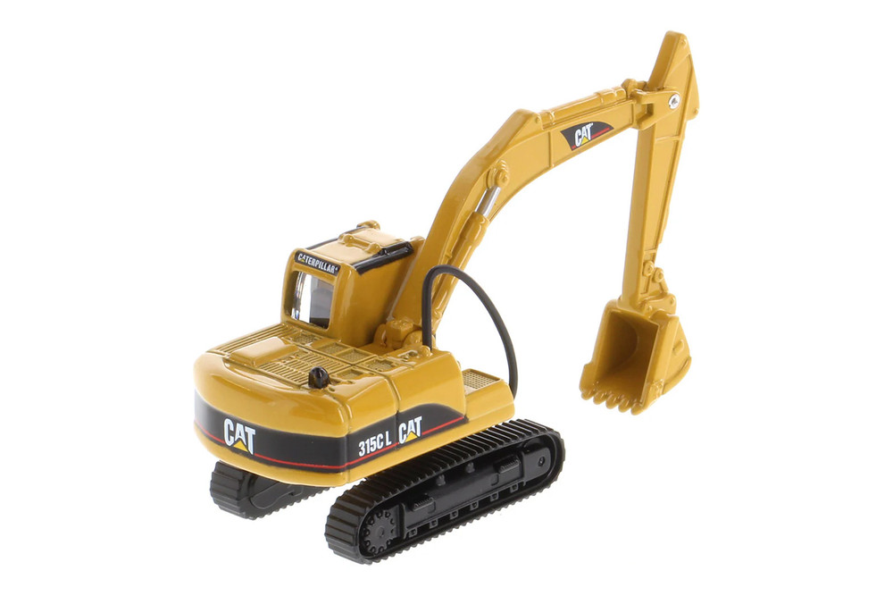 Caterpillar 315C L Hydraulic Excavator, Yellow/Black - Diecast Masters 84400 - 1/87 Scale Diecast Model Toy Car
