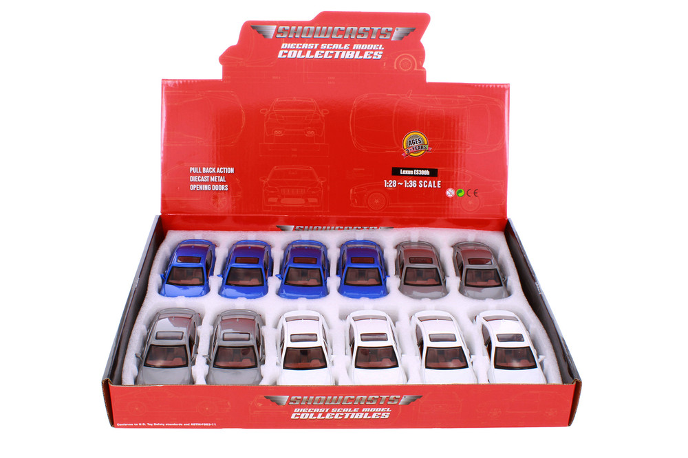 Box of 12 Lexus ES300h, Assortment - Showcasts 32713D - 1/35 Scale