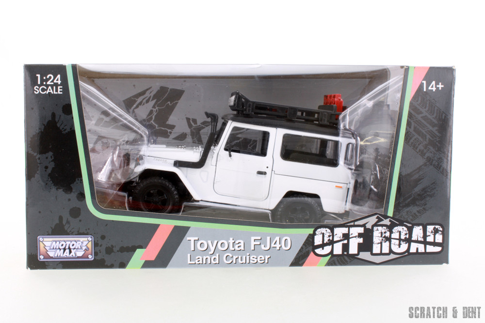 1974 Toyota FJ40 Land Cruiser, White - Motor Max R-23789 - 1/24