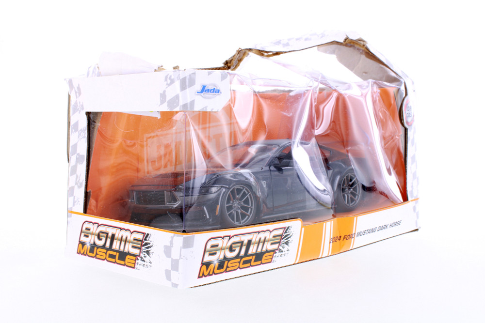 2024 Ford Mustang Dark Horse, Black - Jada Toys R-23788 - 1/24 Scale Diecast Model Toy Car