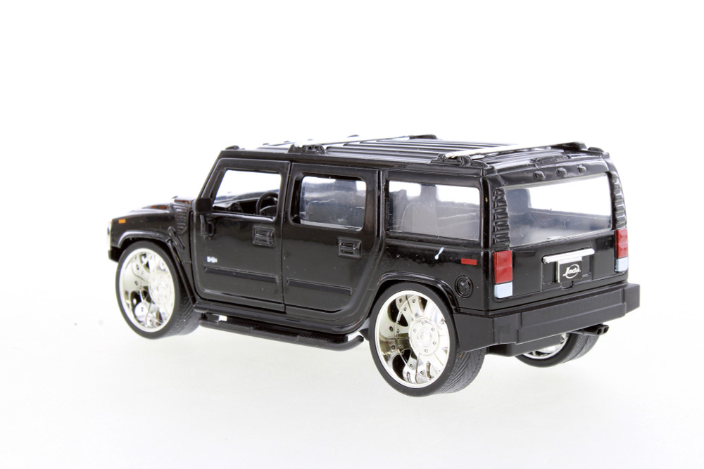 2003 Hummer H2, Black - JADA R-23806 - 1/32 Scale Diecast Model Toy Car