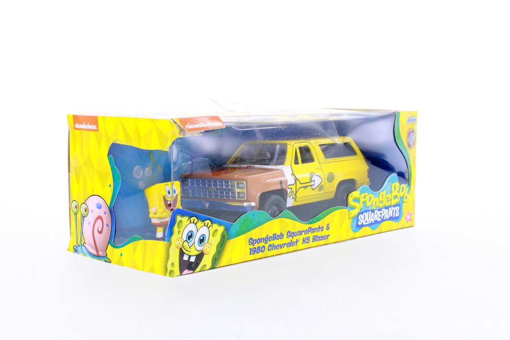 1980 Chevy Blazer K5 with Spongebob Figure, Toys R-23801 - 1/32