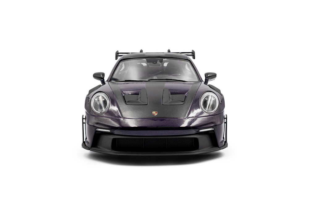 オートアート　1/18 ポルシェGT３RS 絶版品　パープル 2024 Porsche 911 GT3 RS Weissach Package, Violet Purple - Solido