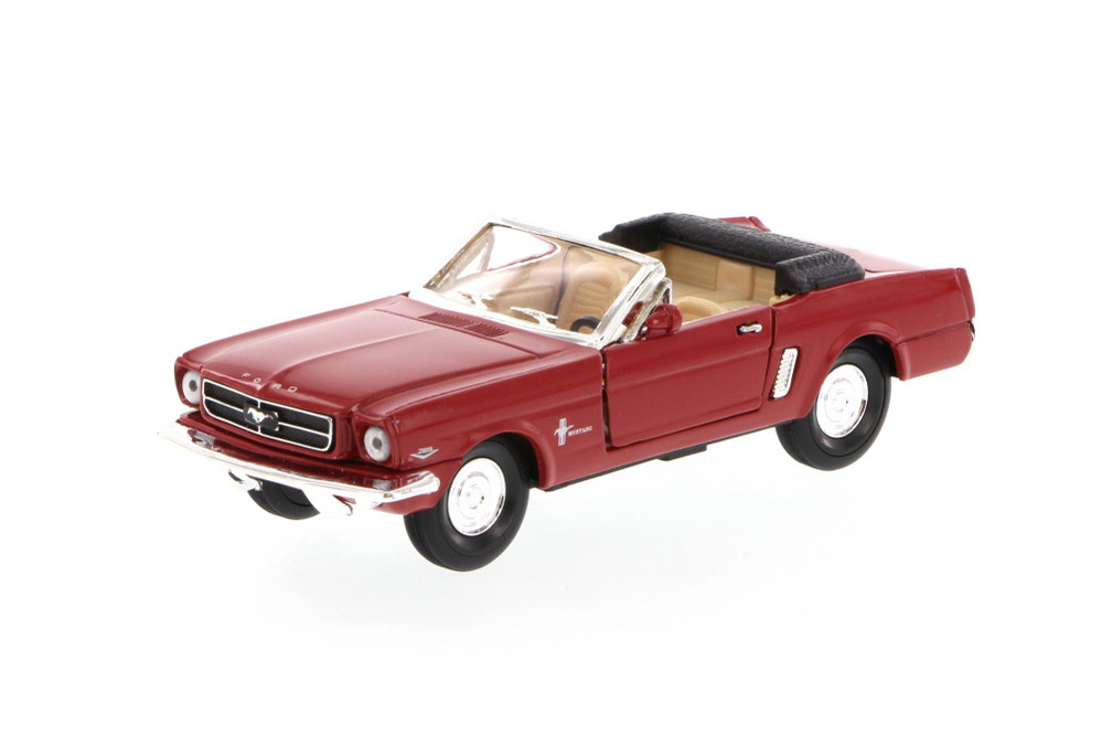 1965 Ford Mustang Convertible, Red - Superior 5719 - 1/34 scale diecast model car