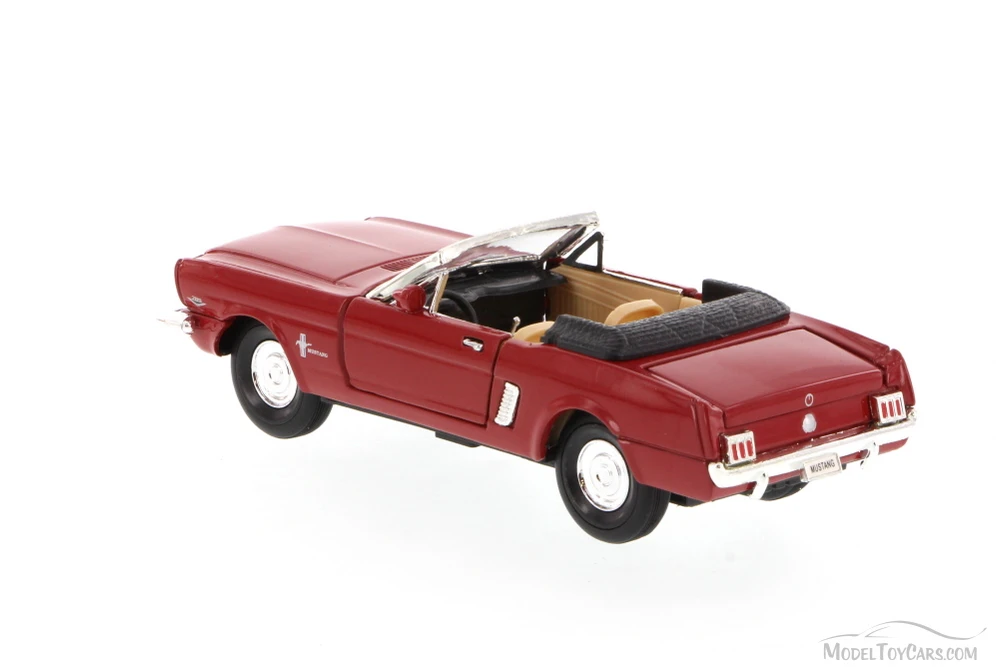 1965 Ford Mustang Convertible, Red - Superior 5719 - 1/34 scale diecast model car