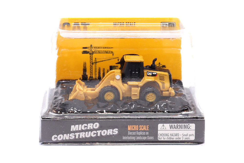Caterpillar 950M Wheel Loader, Yellow/Black - Diecast Masters 85983CS - Micro Scale Diecast Model Toy Car
