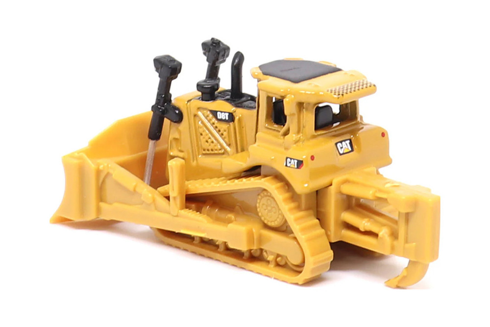 Caterpillar D8T Track-Type Tractor, Yellow/Black - Diecast Masters 85978CS - Micro Scale Diecast Model Toy Car