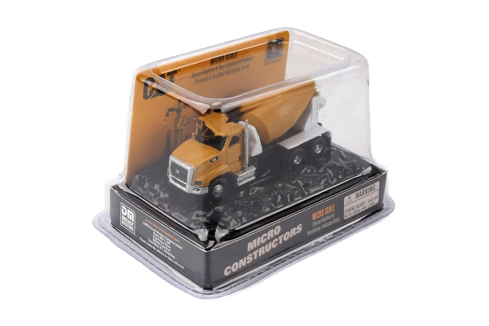 Box of 12 Caterpillar Assortment Series II, Yellow/Black - Diecast Masters 85987-12 - Micro Scale Diecast Model Toy Cars