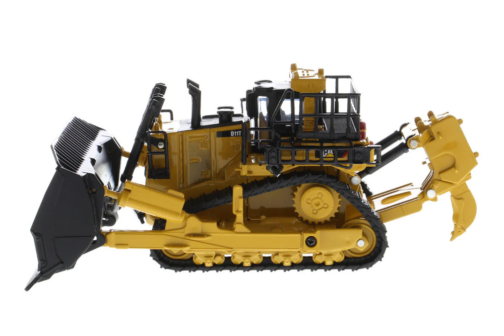 Caterpillar D11 Dozer w/2 Blades & Rear Rippers, Yellow - Diecast Masters 85637 - 1/64 Scale Diecast Model Toy Car