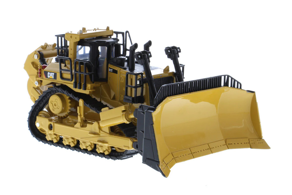 Caterpillar D11 Dozer w/2 Blades & Rear Rippers, Yellow - Diecast Masters 85637 - 1/64 Scale Diecast Model Toy Car