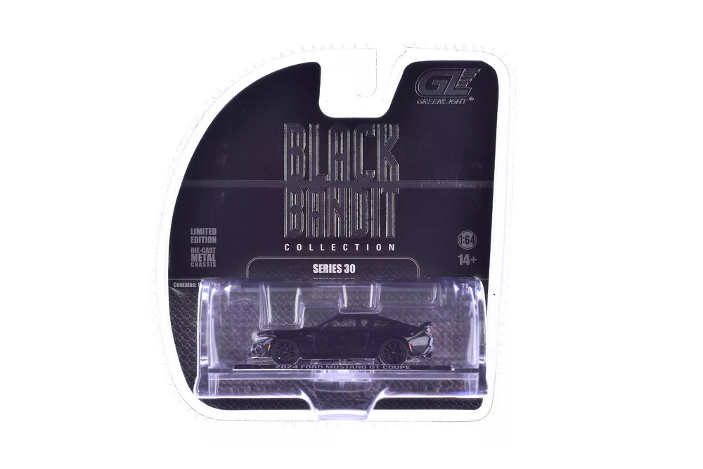 Box of 6 Black Bandit Series 30, Black - Greenlight 28170/6 - 1/64 Scale Diecast Model Toy Cars