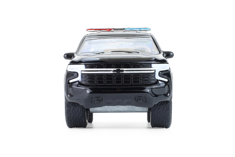 2024 Chevy Tahoe Police Pursuit Vehicle "Dover Police - 100th Anniversary Edition", Black/White - Greenlight 30549/48 - 1/64 Scale Diecast Model Toy Car