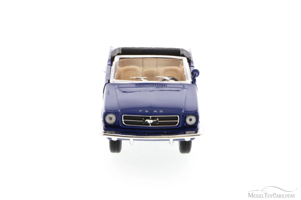 1965 Ford Mustang Convertible, Blue - Superior 5719 - 1/34 scale diecast model car