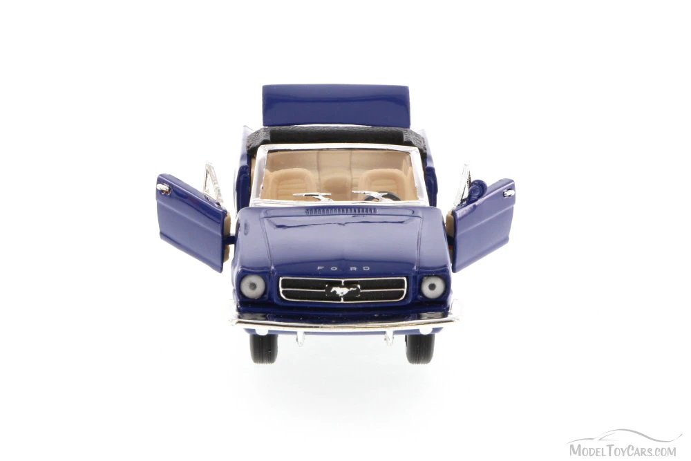 1965 Ford Mustang Convertible, Blue - Superior 5719 - 1/34 scale diecast model car