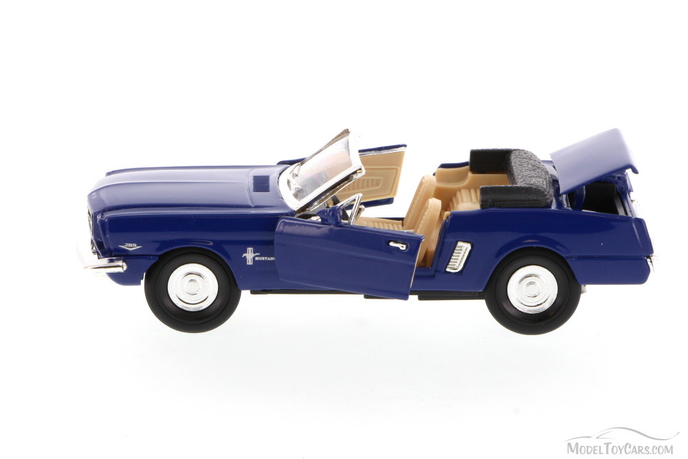 1965 Ford Mustang Convertible, Blue - Superior 5719 - 1/34 scale diecast model car
