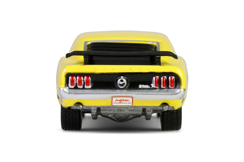 1969 Ford Mustang Boss 302, Yellow/Black - Greenlight 37320B/48 - 1/64 Scale Diecast Model Toy Car