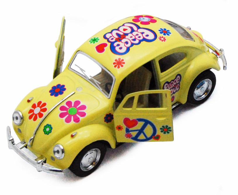 1967 Volkswagen Beetle Love 5375DF - 1/32 scale Diecast Model Toy Car  (Brand New, but NOT IN BOX)