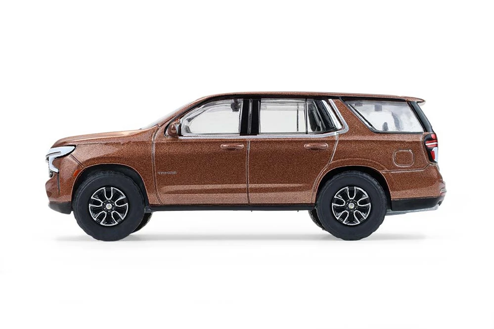 2022 Chevy Tahoe, Auburn Metallic Copper - Greenlight 35300E/48 - 1/64 Scale Diecast Model Toy Car