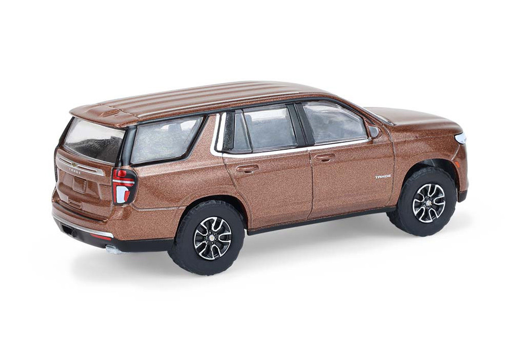 2022 Chevy Tahoe, Auburn Metallic Copper - Greenlight 35300E/48 - 1/64 Scale Diecast Model Toy Car