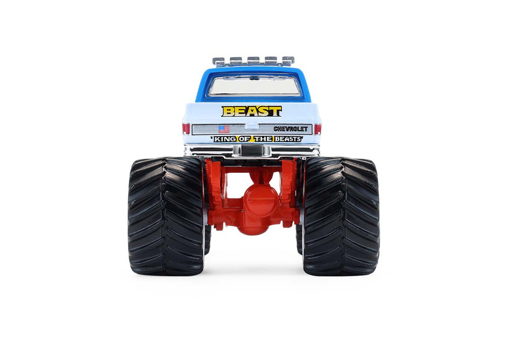 1983 Chevy C30 Monster Truck "Holman's Beast", Blue /White - Greenlight 49160B/48 - 1/64 Scale Diecast Model Toy Car