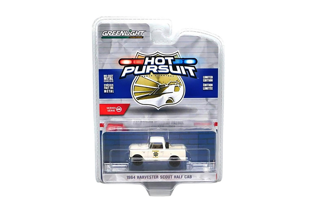 1964 International Harvester Scout - California Highway Patrol, Cream/Ivory - Greenlight 43040B/48 - 1/64 Scale Diecast Model Toy Car