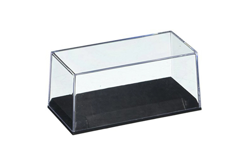 Collectible Display Showcases (6-Pack), Black - Auto World AWDC008/12 - 1/64 Scale Display Case