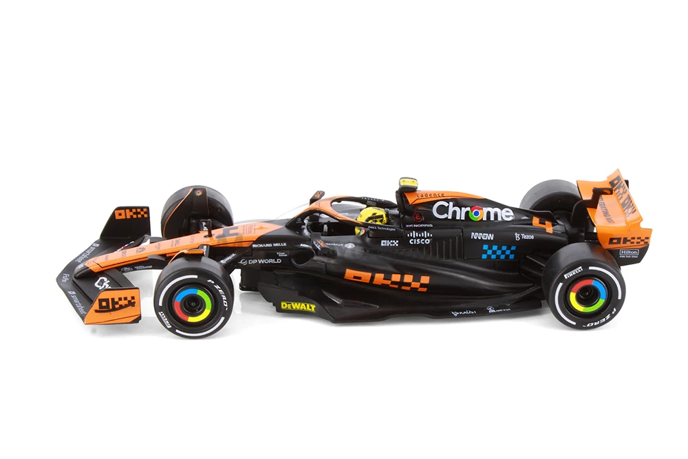 2023 McLaren MCL60 F1 "Singapore GP", #4 Lando Norris - Showcasts® 221290A1D - 1/24 Scale Diecast Model Toy Car