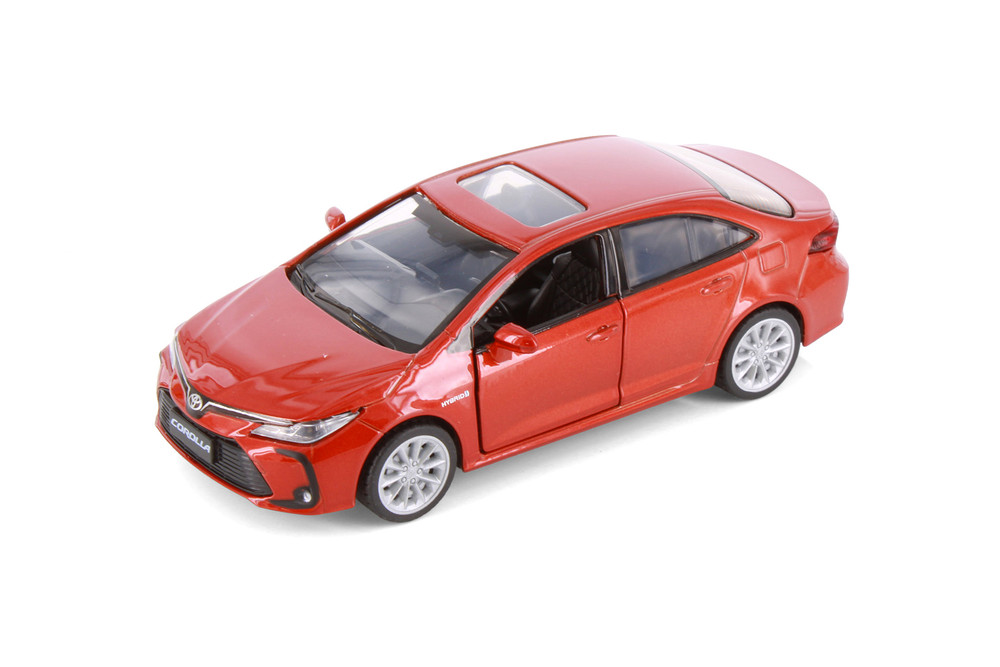 Toyota Corolla Hybrid, Orange - Showcasts 32432D - 1/33 Scale