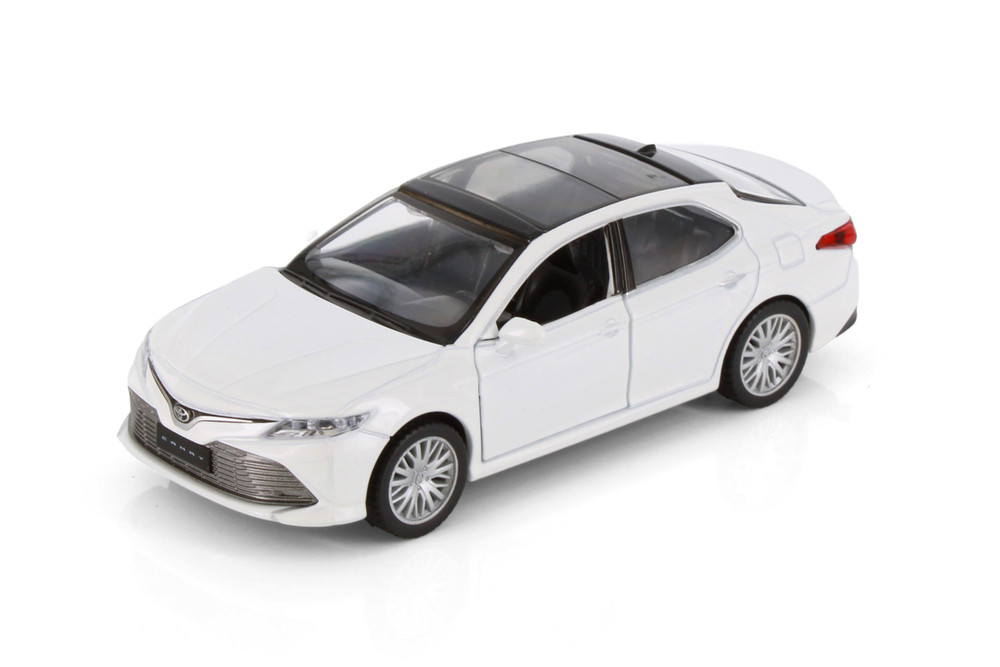 Toyota Camry, White - Showcasts 32459D - 1/34 Scale Diecast Model Toy Car