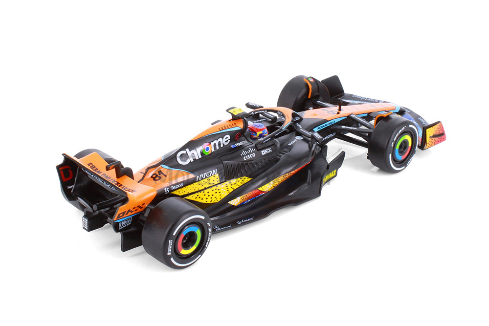 2023 McLaren MCL60 F1 "Abu Dhabi GP", #81 Oscar Piastri - Showcasts® 221290A2D - 1/24 Scale Diecast Model Toy Car