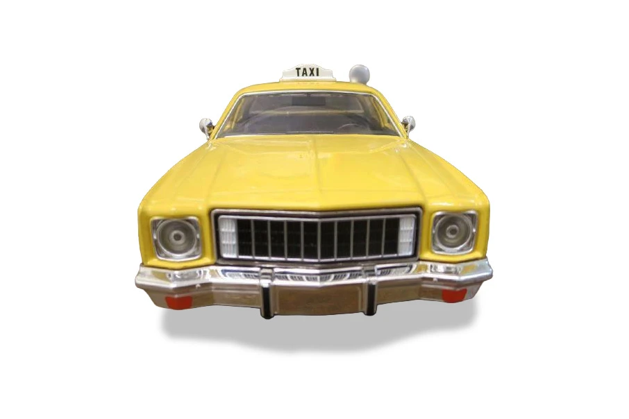 1975 Plymouth Fury Taxi Crescent Cab Co., Poltergeist - Greenlight 84202 - 1/24 Scale Diecast Model Toy Car