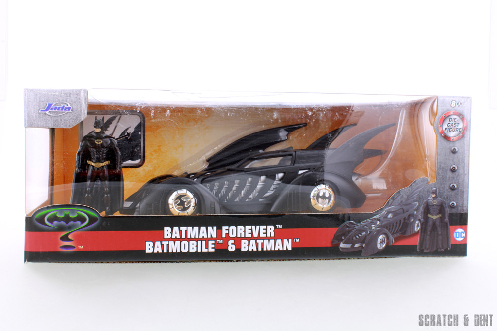 1995 Batmobile Batman Forever, Black - Jada R-23870 - 1/24 Scale Diecast Model Toy Car