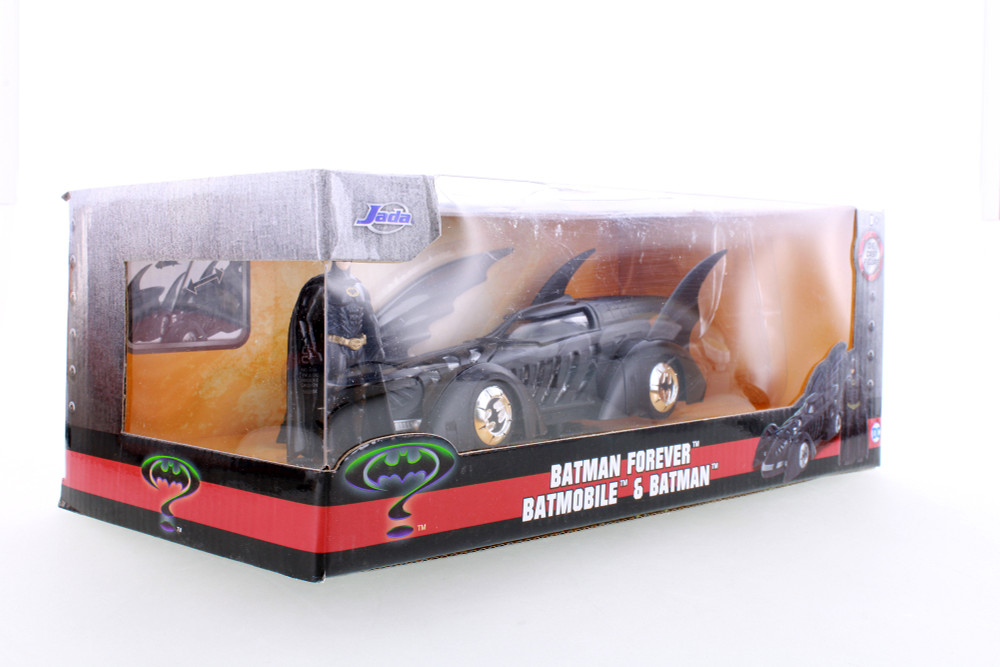 1995 Batmobile Batman Forever, Black - Jada R-23870 - 1/24 Scale Diecast Model Toy Car