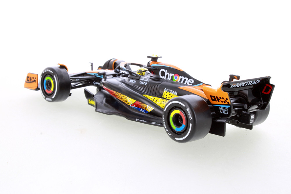 2023 McLaren MCL60 F1 "Abu Dhabi GP", #4 Lando Norris - Showcasts R-23923 - 1/24 Scale Diecast Model Car