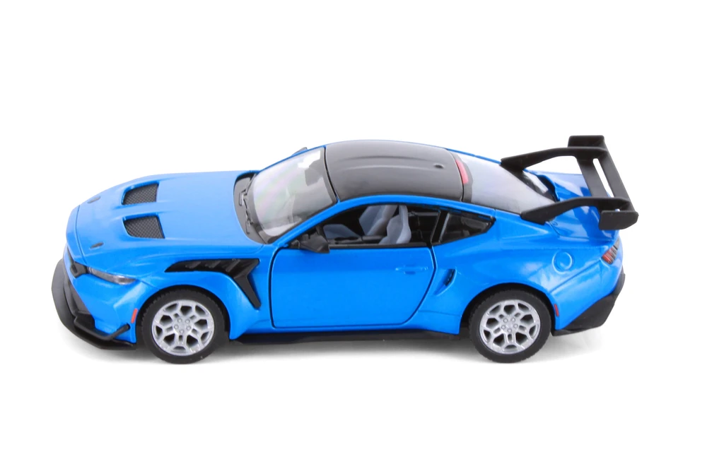 2025 Ford Mustang GTD, Blue - Kinsmart 5489D - 1/38 Scale Diecast Model Toy Car