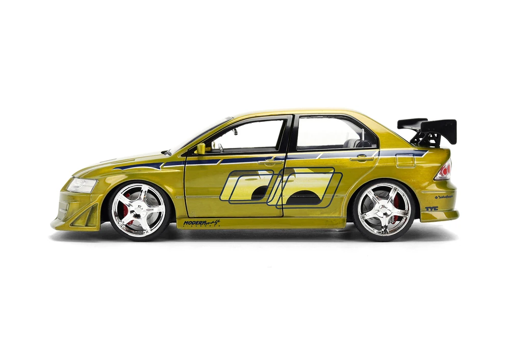 Brian's Mitsubishi Lancer Evolution VII - 25th Anniversary, Fast & Furious - Jada Toys 37874 - 1/24 Scale Diecast Model Toy Car