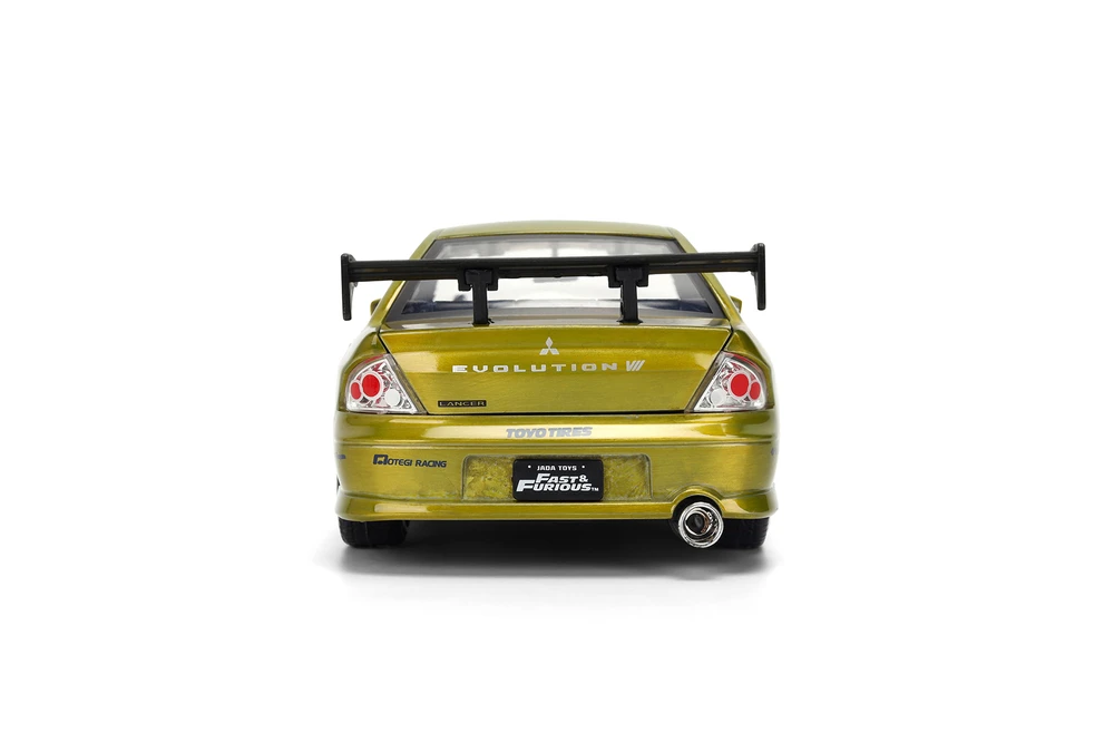 Brian's Mitsubishi Lancer Evolution VII - 25th Anniversary, Fast & Furious - Jada Toys 37874 - 1/24 Scale Diecast Model Toy Car