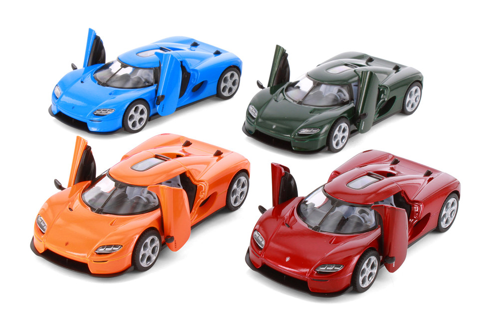 Box of 12 Koenigsegg CC850, Assortment - Kinsmart 5485D - 1/34