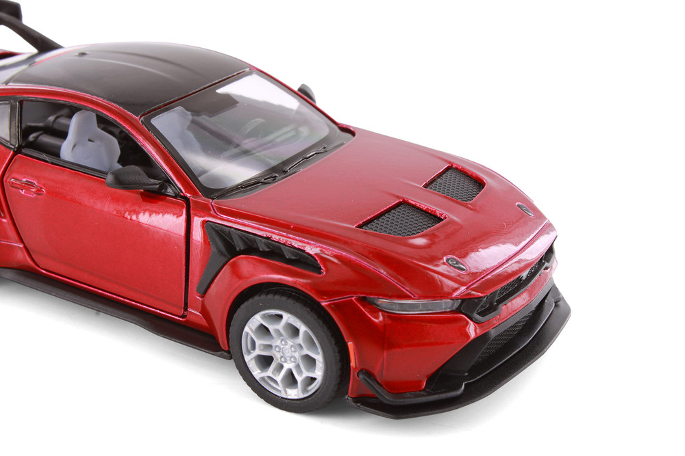 2025 Ford Mustang GTD, Red - Kinsmart 5489D - 1/38 Scale Diecast Model Toy Car