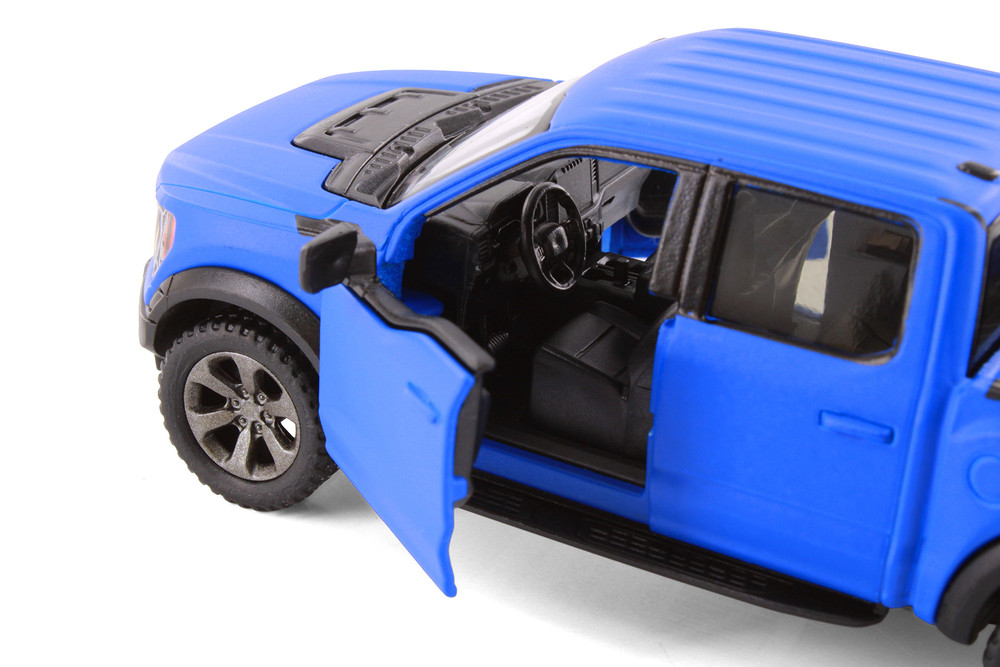 Box of 12 2022 Ford F-150 Raptor Pickup Truck, ASSTD - Kinsmart 5436DM - 1/46 Scale Diecast Model Toy Cars